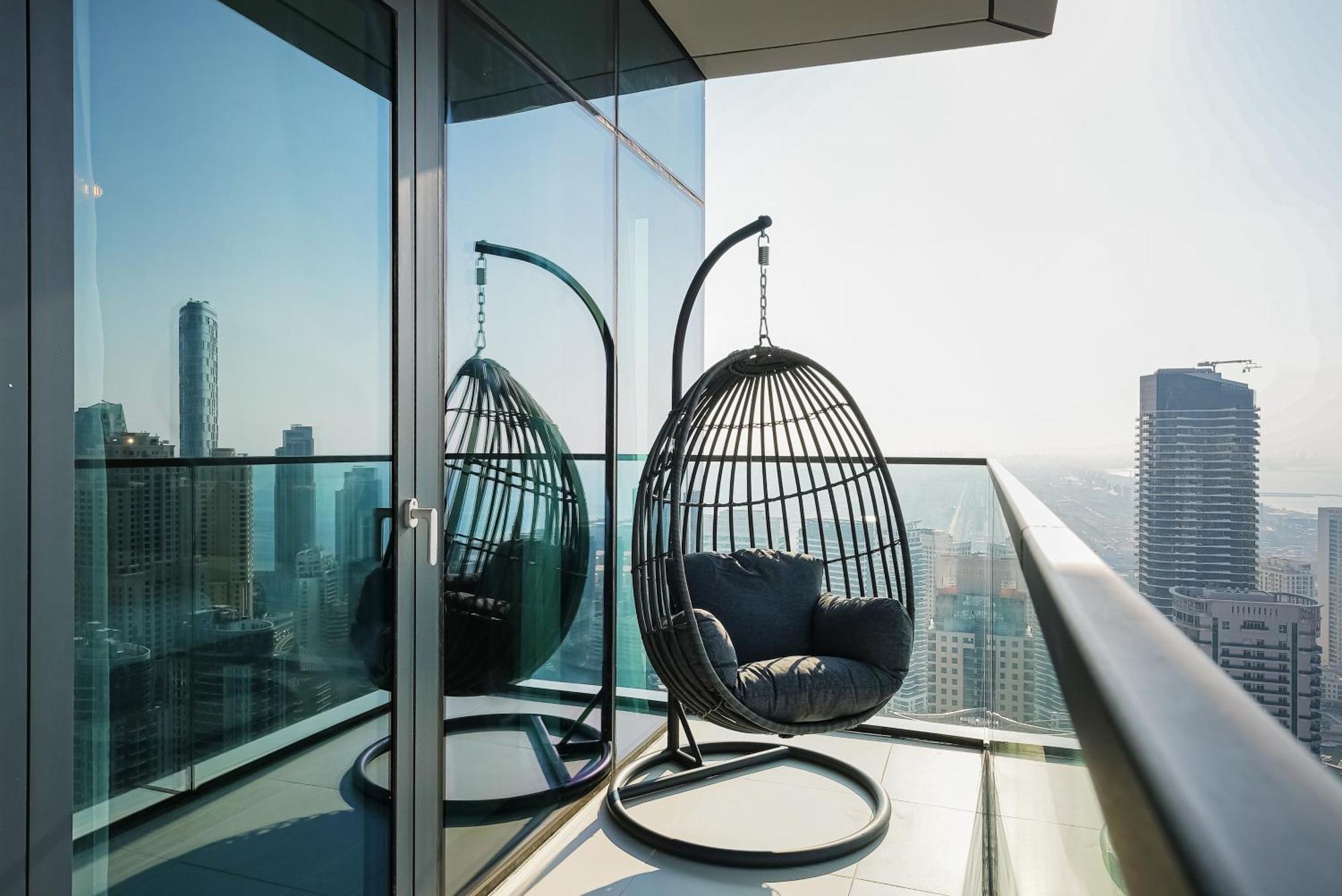 Modern 2Br High Floor Haven In Vida Dubai Marina Appartement Buitenkant foto