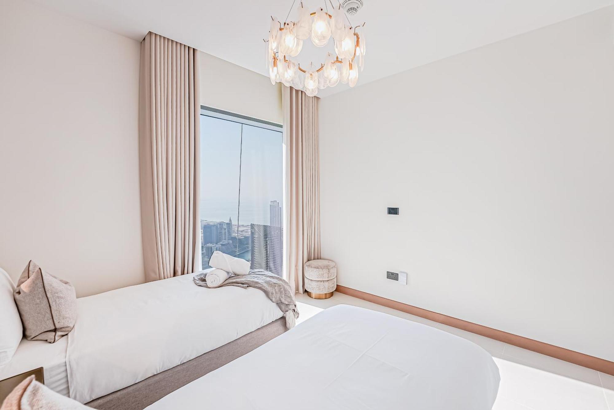 Modern 2Br High Floor Haven In Vida Dubai Marina Appartement Buitenkant foto