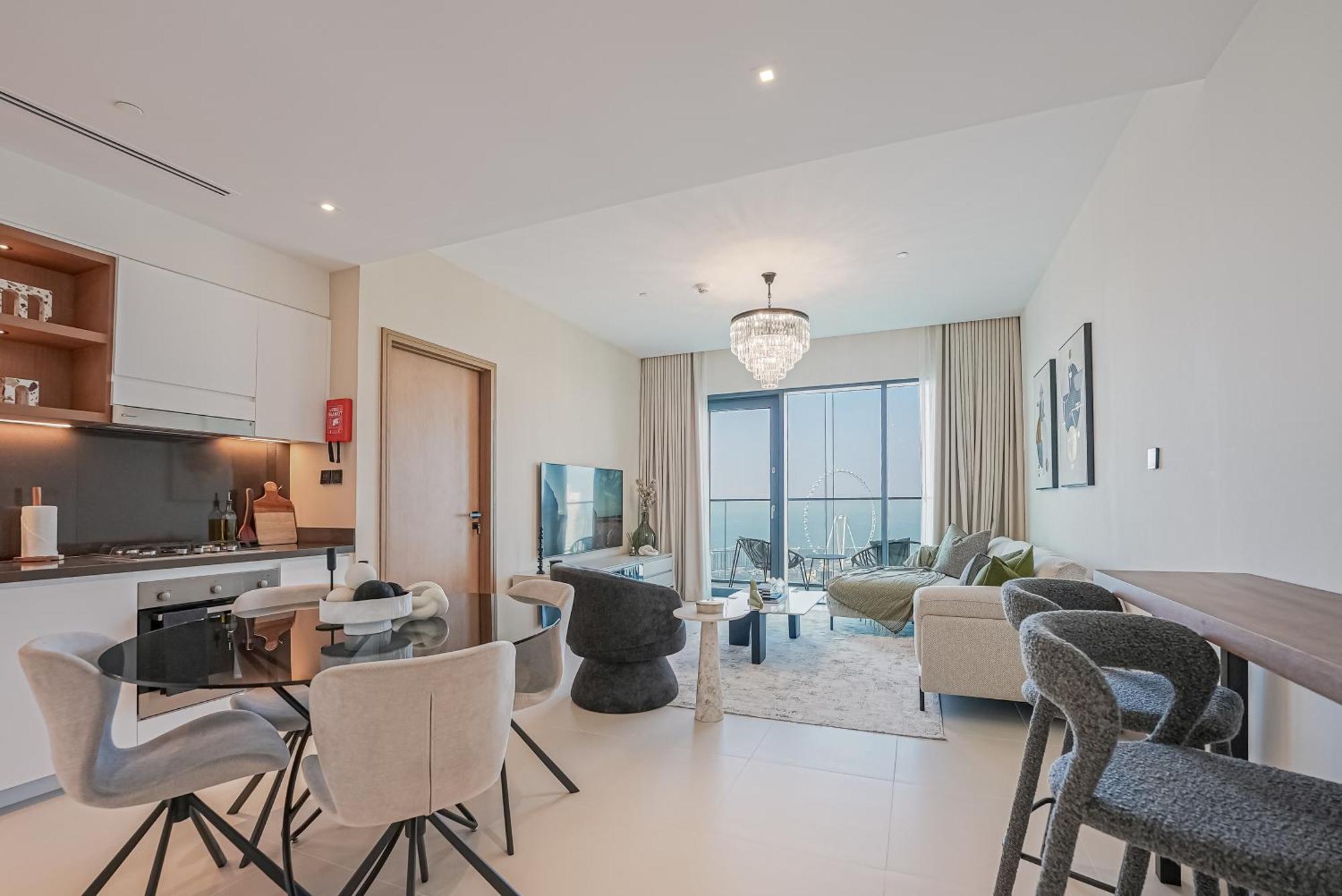 Modern 2Br High Floor Haven In Vida Dubai Marina Appartement Buitenkant foto