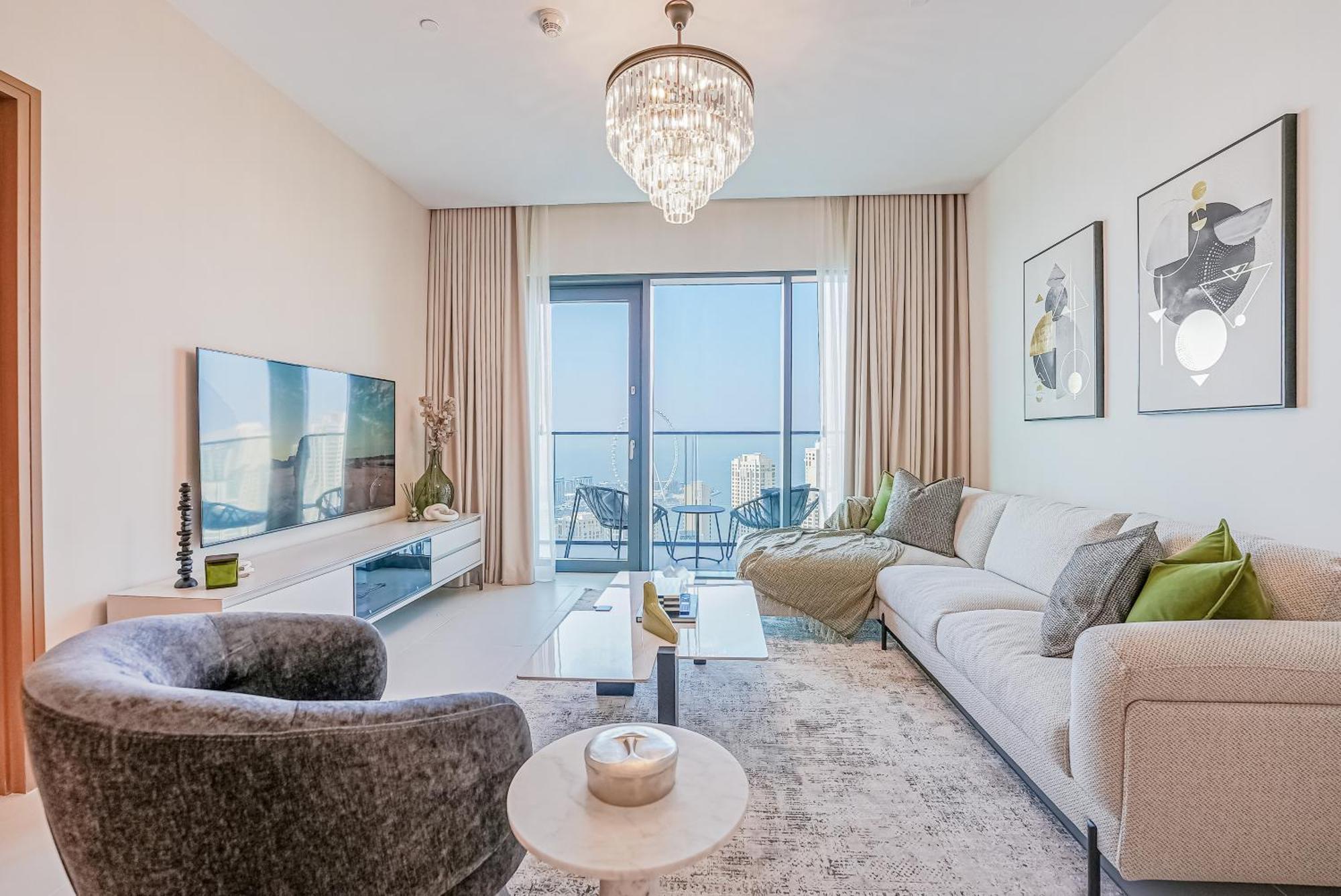 Modern 2Br High Floor Haven In Vida Dubai Marina Appartement Buitenkant foto